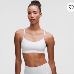 lululemon Athletica White Scoop Bralette